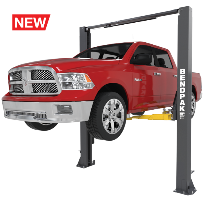 10APX 10,000‐lb. Capacity / Adaptable Clearfloor / Adjustable Width / Screw Pads / HIGH-RISE